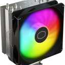 Cooler Master Hyper 212 Spectrum V3 ARGB CPU Air Cooler 4 Copper Heat Pipes, 120mm High Performance PWM Fan, Low Noise & Easy Installation, AMD AM5/AM4 & Intel LGA 1851/1700/1200