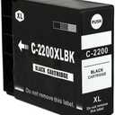 Ink Cartridge Compatible with MAXIFY IB4020 IB4120 MB5020 MB5120 MB5320 MB5420 PGI2200 PGI2200XL(1 PCS Black)