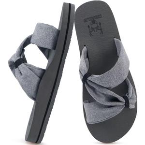KuaiLu Womens Sandals Grey Size 9 (Gray)