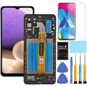 2 x for Samsung A32 5G Screen Replacement kit for Samsung Galaxy A32 LCD Display with Frame S326dl A326u A326b A326a A326w Touch Screen Digitizer Assembly with Tools 6.5 inch (Not A32 4G)