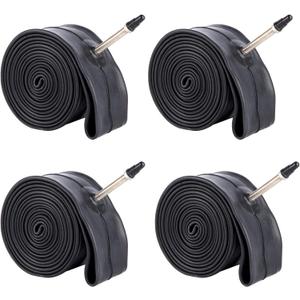 BWSHLF 26/27.5/29 Inch Bike Tube,Presta Valve 48MM Mountain Bike Inner Tube (4 Pack)