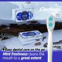 cleaings Mini Brushes-Disposable Toothbrushes with Double Cleaning Beads Toothpaste and Pick for Daily Life or Travel, 20 Count-Mixed FlavorPack of 5