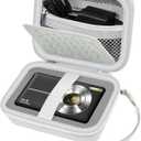 Comecase Carrying & Protective Case for Digital Camera, for CAMKORY/for Kodak Pixpro/for Canon PowerShot ELPH 180/190 / for Sony DSCW800 DSCW830 Cameras for Travel(Bag Only)- White