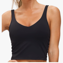 THE GYM PEOPLE Womens' Sports Bra Longline Wirefree Padded with Medium Support 2XL