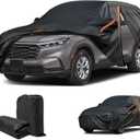 Cover for Honda CRV, Custom Fit CRV Cover 1997-2025, Car Cover Waterproof All Weather for Automobiles,Outdoor Cover with Mirror Pockets/Zipper/Reflective Strip, SUV Sun UV Dust Snow Hail Protection