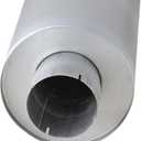 5 Inch Inlet and Outlet Exhaust Muffler,51" overall length. (EMM10682, 86682M)