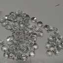 33ft K9 Glass Crystal Garland Strands - Hanging Chandelier Gem Bead Chain - 14mm Clear Octagon Prism Diamond String Decorations for Wedding Party Manzanita Centerpiece Christmas Tree