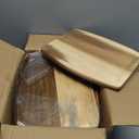 Kigley 10 Pcs Acacia Wood Cutting Boards Bulk for Laser Engraving Wooden Dinner Plates with Groove Chopping Charcuterie Board Carving Tray for Christmas Holiday Housewarming Party Gifts (8 x 10 Inch)