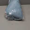 TREELY 100% Cotton Knitted Throw Blanket Couch Cover Blanket(50 x 60 Inches, Teal Blue)