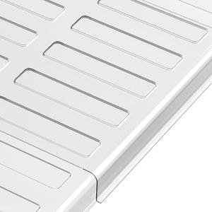 Upgraded】Magnetic Air Vent Extender for Under Furniture,1.5mm Thick PET Material Fits Floor Vent Deflector for Floor Register Up to 12" Wide, Extends from 17"-33" (1PC) by Cenipar, Pack of 2