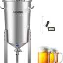 VEVOR Pressure Fermenter 15 PSI, 8 Gal/30L All-in-One Stainless Steel Conical Secondary Fermentation Bucket, for Wine, Beer Brewing Equipment