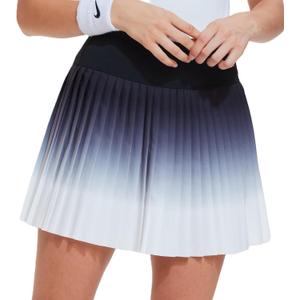 AFZ Women Pleated Tennis Skirt with Shorts High Waisted Pickleball Golf Skirts Athletic Skorts (Small, Black)