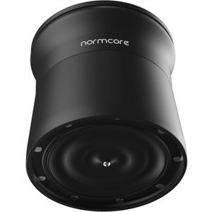 Normcore 54mm 2-in-1 Magnetic Dosing Cup & Funnel, Espresso Dosing Tools for Breville Sage Portafilter Basket, Matte Black Aluminum