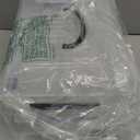 MyGift 11 Inch Clear Plastic Storage Box Container, Arts and Crafts Sewing Supplies Organizer Case with Black Accents, 24 Customizable Compartments, and 6 Drawers with Removable Dividers