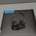 Wireless Headphones for TV, TV Headphones Wireless for Seniors with Transmitter Charging Base, Perfect Audio Sync, Ideal Gift for The Mom, Seniors, Parents (Black)