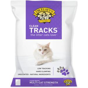 Dr. Elsey's Clean Tracks Clumping Clay Cat Litter 40 lb. Bag