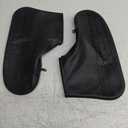 VBoo Shoe Covers with Zipper Hard Sole Version Waterproof Shoe Covers Reusable Galoshes for Rainy and Snowy Outdoors Garden etc, Rain Boots for Men Women Kid L