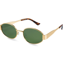 livho 2025 Trendy Oval Sunglasses - Stylish Polarized Shades for Everyday - Retro Metal Frames