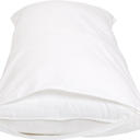 Amazon Basics Body Pillow Pillowcase with Zipper, 100% Cotton Hypoallergenic, Pillow Protector, White (55 x 21 Inches), Pillows Not Included