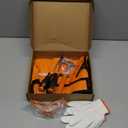 Hi-Spec 16pc Orange Kids Tool Kit Set & Child Size Tool Belt. Real Kit for DIY Building, Woodwork & Construction Learning for Kids