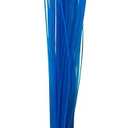 Champro Foam Base Plug with Optic Blue Tassel, Black, Optic Blue, B008F