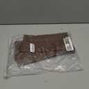 PANOD Decorative Lumbar Throw Pillow Covers 12 x 24,Premium Faux Leather Long Pillow Covers Cushion Case for Farmhouse Sofa Couch Bed Livingroom, Modern Boho, Vegan Dark Brown