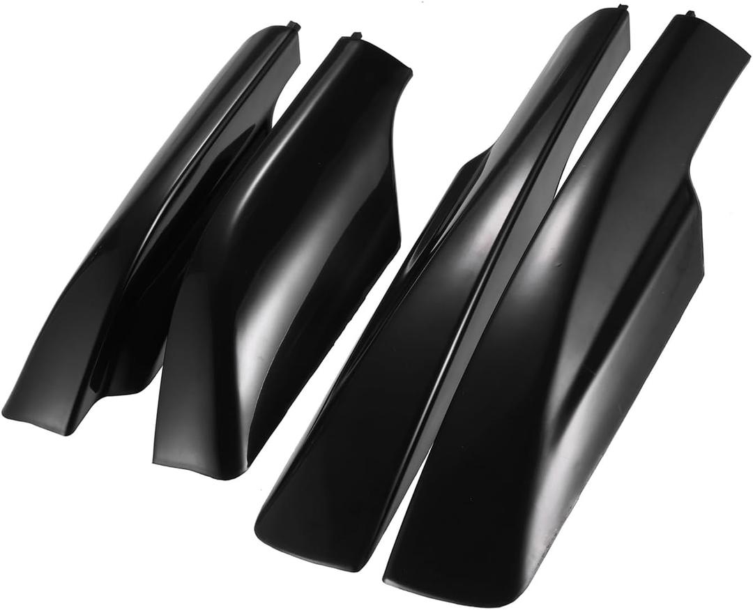 Upper/Roof Rack Rails End Cap Protection Cover Shell for Toyota RAV4 2006-2012 / Rails End Covers Shell Cap / 4 Pcs/Black Replacement