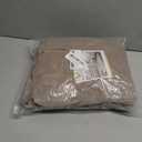 H.VERSAILTEX Stretch Velvet 2 Piece T Cushion Sofa Slipcovers - Individually Fitting Cushion Covers for 2 Cushion Couch - Stay in Place (Taupe)