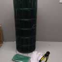 Tongmo 2 ft x 100 ft Green PVC Coated Welded Wire Fence, 16GA Garden Chicken Wire Fence Roll, Mesh Size 2" x 4" Hardware Cloth, Ideal for Yard Protection and Poultry Netting