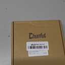 Chunful 2 Pair Rear Drawer Track Socket Back Plates Mounting Brackets Durable Plastic Drawer Track Back Plate Left and Right Close Locker Slides Socket for Repairing Replacing (Milky)