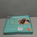 30X 10X Extra Large Floor Magnifying Glass with Light and Stand,60 LED Flexible Gooseneck Floor Magnifying Lamp with 5 Color Modes, 2-in-1 Lighted Magnifiers for Close Work, Sewing,Crafts, Painting (Black)