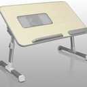 Adjustable Ergonomic Laptop Cooling Table with Fan
