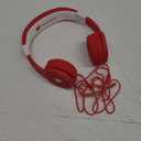 Tonies Foldable Wired Headphones for Kids - Comfortably Designed to fit On-Ear - Works with Toniebox and All 3.5mm Devices - Red