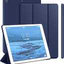 Case Compatible with iPad 9th Generation, Auto Wake&Sleep Slim Trifold Stand Case Compatible with iPad 9th Generation & iPad 8th Generation (2020) & 7th Generation (2019), Lightweight, Blue