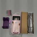 Portable Nail Drill Professional 35000 RPM, MOCOWIND Rechargeable Electric Nail File Machine E File for Acrylic Gel Polishing Removing, Cordless E-File with Bits Kit for Manicure Salon Home, Pink