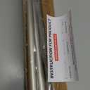 Brushed Nickel Shower Curtain Rods - 31-80 Inch Spring Tension Shower Rods for Bathroom, Adjustable, No Drilling, No Rust, Stainless Steel