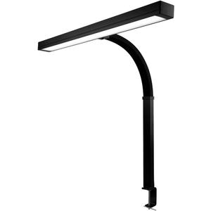 Neatfi 3,000 Lumens LED Desk Lamp with Clamp | Dimmable | 5 Brightness Levels & 5 Light Modes | Memory Function | Eye-Caring Flexible Lamp for Home & Office (28 Inches, Black)