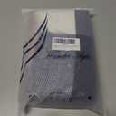 Wander Agio Women's Fashion Long Shawl Big Grid Winter Warm Lattice Large Scarf (Orange Red)