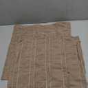 MIULEE Decorative Linen Check Throw Pillow Covers Neutral Farmhouse Vintage Pillow Covers 18x18 Set of 2 Boho Modern Winter Home Decor for Sofa Couch Bedroom Cushion Light Brown