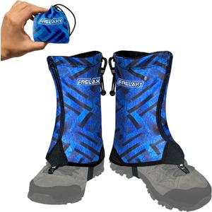 Frelaxy Ultralight Trail Gaiters for Hiking & Running – Breathable, Wear-Resistant Low Shoe Gaiters, Protect Feet from Rocks, Mud, Dust & Debris