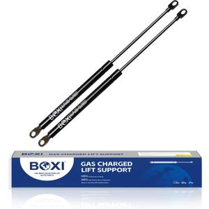 BOXI 2pcs Gas Charged Universal Lift Supports Struts Shocks Springs Dampers Extended Length 10 inches, Compressed Length 6.75 inches, 80lbs Force, 10.2mm Eyelet Ends SG459006, BX54609