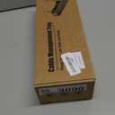 Under Desk Cable Management Tray White, Cinati Wire Organizers No Drill, Cable Tray with Clamp for Wire Management, Cord Organization Box for Office, Home - No Damage to Desk (13.4"-1 Pack)