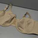Vanity Fair Women's Beauty Back Smoothing Minimizer Bra, Minimizes Bust Line up to 1.5", Non Padded Cups (Beige, L) 36G
