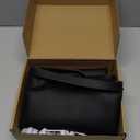 Dog Pee Pad Holder, Dog Potty Tray Silicone Puppy Pad Holder Tray Fits for 24" x 24" Training Pads, Puppy Potty Tray With 4 Clamps and No Spill Raised Lip High Edge for Indoor Floor Protection (Black)