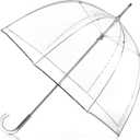 Totes Adult Bubble Umbrella with Dome Canopy and Lightweight Wind and Rain Protection