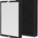 Lhari 2 Pack UPGRADED A7 True HEPA Replacement Filter with Activated Carbon Compatible with VEWIOR ClearAir-A7 and AromaRoom H13 E-400 Air Purifier, Replace Part PF001 APVEC07-P1