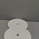 AR-PRO (2-Pack Swimming Pool Skimmer Cover - 9" Universal Round Pool Skimmer Lid Cover - Exact Replacement for 9 1/8" Skimmer Valve Lids and Spa Lids (White)
