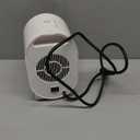 Indoor Electric Portable Space Heater, 1200W Personal Desk Heater, Fast Quiet Heating Ceramic for Large Room,Bedroom and Office Use (White)