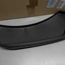 Universal Front Lip for Car,Glossy Black Front Bumper Lip, ABS Adjustable Sharp Corner Front Bumper Lip Splitter Protector Replacement for Most Vehicle (Glossy Black w/Black)
