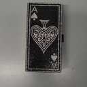 Women Poker Card Evening Clutch Rhinestone Purse Casino Vegas Novelty Purse Queen Hearts Bags Playing Cards Gift